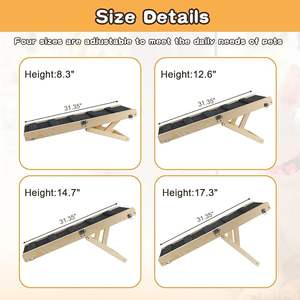 מתכווננת mdf ו אורן כלב עץ אורן עבור כלבים קטנים מחצלת מתיחה עבור מיטת בית לחיות מחמד מסוגנן עבור סלון - Product Image 2