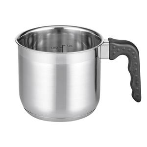 Stainless Steel Milk <b>Pot</b> 1.25L With Handle For Cooking Induction Compatible Minimalist Design - Product Image 1