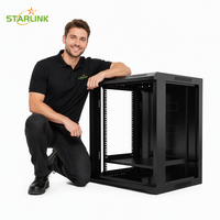 Support mural Starlink IT Telecom, type rack réseau, armoire serveur 15U
