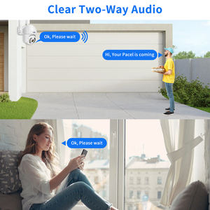 Cámara de Vigilancia WiFi Inalámbrica para Exteriores con Visión Nocturna a Color de 3MP H265, Impermeable, HD, WHD813, Seguimiento Automático de Movimiento, PTZ - Product Image 5