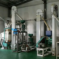 Petite ligne de traitement du millet, machine à moudre le riz