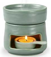 Diffuseur d'arômes pour cire fondue et huiles essentielles, support pour bougie chauffe-plat, décoration pour la maison et la chambre
