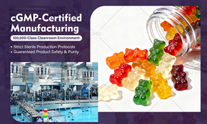 Gomitas de <span class=keywords><strong>Zinc</strong></span> Picolinato Veganas de Marca Privada al por Mayor, Sin Azúcar, con Sabor a Frambuesa - Product Image 5