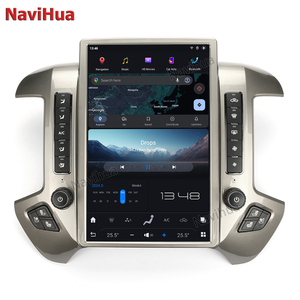 Navihua Radio Stereo Head Unit 14.4" Android 13 8+128GB Tesla Screen Car DSP <b>Player</b> for Chevrolet Silverado GMC Sierra 2014-2018 - Product Image 6