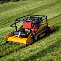Tondeuse à gazon industrielle autopropulsée télécommandée EPA Euro 5 YARMAX 195F Diesel avec lame rotative de 800 mm 800SPro