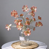 Fleur artificielle en soie Gypsophila Cosmos, branche unique, style peluche, décoration intérieure, photographie de mariage, fleur décorative