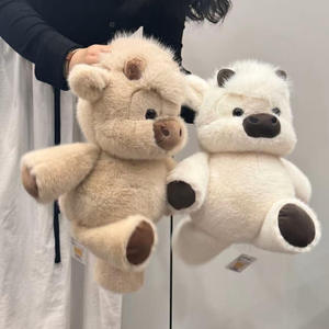 Peluche Realistico di Mucca delle Highlands Lavabile, Facile da Pulire, Giocattolo per Uso Quotidiano Familiare - Product Image 5