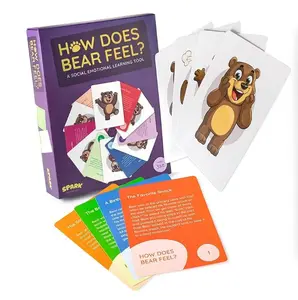 Customized Emotion Stories and SEL Game flashcards for education cognitive cards