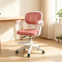 Chaise de bureau moderne et colorée, confortable, réglable en hauteur, pivotante, avec repose-pieds, dossier et accoudoirs
