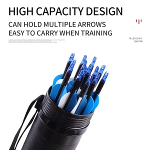 Ống Mũi Tên Bắn Cung Phụ Kiện Nơ Có Thể Điều Chỉnh Dây Đeo Lưng Giá Đỡ Mũi Tên Bắn Bằng Sợi Thủy Tinh Túi Đựng Đồ Bảo Vệ Ngoài Trời - Product Image 5