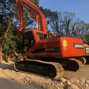 Excavadora Usada Original Doosan Dh220-7 de 20 Toneladas, Excavadora Hidráulica de Orugas de Segunda Mano DH300 DH370 de Buena Calidad - Product Image 1