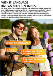 Gafas Inteligentes con Cámara HD de 8MP, Video 1200P/4K, Resistentes al Agua IP68, Llamadas Inalámbricas, Reconocimiento de Objetos en Tiempo Real, Traducción IA - Product Image 4