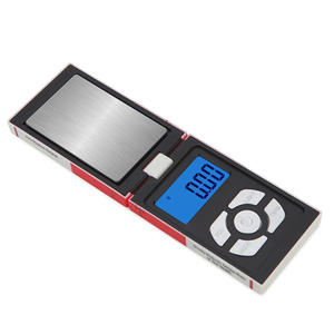 มาลลอโรเครื่องชั่งดิจิตอลแบบพกพา 0.01 กรัม เครื่องชั่งเครื่องประดับขนาดเล็กแบบพกพา รูปทรงสี่เหลี่ยมผืนผ้า ใช้พลังงานจากแบตเตอรี่ สำหรับวัดน้ำหนัก - Product Image 4