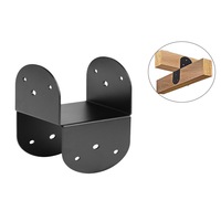 Support métallique en acier robuste personnalisé OEM pour poutre en bois