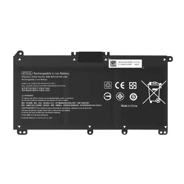 Wholesale Price HT03XL 11.4V 41.9Wh SUIBO Lithium Rechargeable Battery for Pavilion 14 15 Series Laptop Replacement Stock