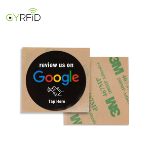 Tùy Chỉnh 25Mm In Ấn Tái Sử Dụng NFC Tag <span class=keywords><strong>Google</strong></span> Xem Xét Sticker Iso14443A NFC Tag Sticker Với Chất Kết Dính - Product Image 4