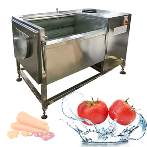 Machine de nettoyage automatique des fruits et légumes à feuilles, ail, pommes de terre, oignons, dattes avec roulement et moteur en acier inoxydable SUS304 - Product Image 3