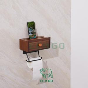 <span class=keywords><strong>Porte</strong></span>-<span class=keywords><strong>papier</strong></span> hygiénique en bambou écologique avec étagère <span class=keywords><strong>Porte</strong></span>-<span class=keywords><strong>rouleau</strong></span> de <span class=keywords><strong>papier</strong></span> hygiénique pour téléphone Bougie Planteur Pot - Product Image 6