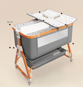 <span class=keywords><strong>Lit</strong></span> bébé pliable moderne OEM <span class=keywords><strong>Lit</strong></span> <span class=keywords><strong>Bb</strong></span> pour bébé avec hauteur réglable, berceau de voyage pour la maison et l'extérieur - Product Image 3