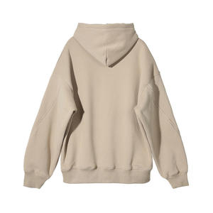 Cotton 100% Drop Shoulder Unisex Pullover Hoodies Manufacture Custom Heavyweight Oversized Blank Embroidery Hoodies <strong>Sweatshirt</strong>