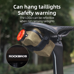 ROCKBROS Wasserfeste Fahrrads chwanz tasche Wasserdichte Rennrad werkzeuge Sitz packung für Mountainbike-Werks versorgung - Product Image 6