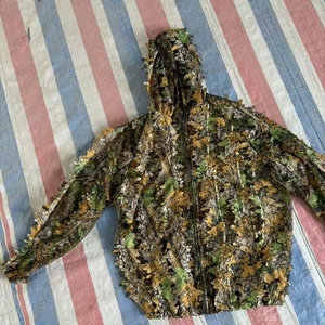 Combinaison de camouflage Ghillie pour la photographie et l'observation des oiseaux, avec camouflage à feuilles 3D, en polyester respirant - Product Image 4