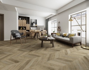 Pavimento <span class=keywords><strong>in</strong></span> Vinile Impermeabile con Certificazione CE, Effetto <span class=keywords><strong>Legno</strong></span> SPC con IXPE, Spessore da 4mm a 8mm - Product Image 2