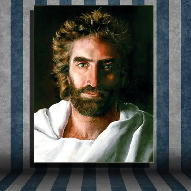 Unframed Original Wohnkultur Kunst HD Porträt Ölgemälde Gott Christus leinwand bild druck jesus wand bild