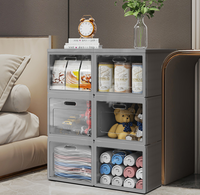 Boîte de rangement pliable authentique et peu encombrante avec un fort taux de réachat, plus de durabilité, cadre en plastique, bonne capacité de charge, organisateur