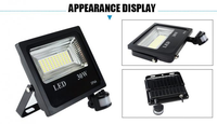 Projecteur LED de sécurité extérieur à détecteur de mouvement PIR 30W