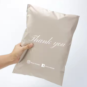 Vendita calda di buona qualità pacchetto impermeabile scarpe di plastica <span class=keywords><strong>posta</strong></span> nuda opaca borsa personalizzata di ringraziamento poli borsa con Logo - Product Image 1