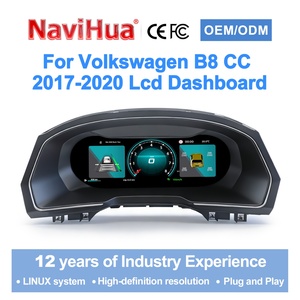 NaviHua New <b>for</b> Volkswagen Passat VW B8 CC 2017 2020 <b>Car</b> <b>Digital</b> Cluster LCD Dashboard Virtual Cockpit Ghost Screen Kilometer - Product Image 3