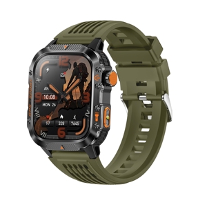 Reloj Inteligente Táctico GPS DF HT36 con Linterna, Pantalla HD de Pulgadas, Llamadas por BT, Monitor de Frecuencia Cardíaca, Oxígeno en Sangre, Monitoreo de Salud, Reloj Inteligente Deportivo - Product Image 3