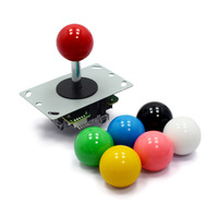 Kit DIY de Joystick Arcade Filaire USB en Plastique, Pièces de Remplacement pour Console de Jeu Rétro, Retour Rapide Momentané, Couleur Personnalisée