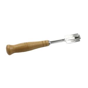Outils de boulangerie et pâtisserie XH : Couteau à trancher le pain, panier de levage (banneton), outil de tranchage avec manche en bois et 5 lames de rechange - Product Image 3