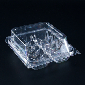 Thực phẩm trong suốt lớp Pet Biscuit container với nắp phẳng và khóa an toàn cho phần kiểm soát in nổi - Product Image 3