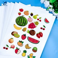 Paquet personnalisé papier autocollant blanc mat 8.5 "* 11" auto-adhésif vinyle jet d'encre amovible autocollant feuille de papier