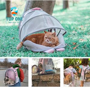 Top One Custom Logo Airline Aprobado para Cat Carrying Bag Comfort Air Mesh Fabric Mochila portátil para mascotas para entretenimiento deportivo - Product Image 5
