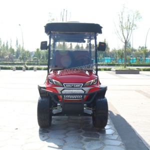 Voiturette de <span class=keywords><strong>golf</strong></span> électrique chinoise certifiée CE, 4 places, 48V/72V, 30km/h, 90km d'autonomie, capacité 500kg+, prix réduit - Product Image 2