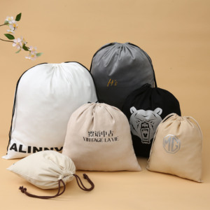 Bolsa de Algodón con Cordón - Ecológica y Elegante para Regalo de Boda - Product Image 2
