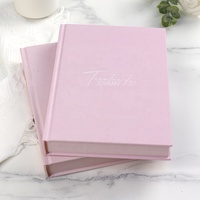 Couverture de journal intime en lin mignon personnalisé rose écriture couverture rigide A5 Journal cahier Journal impression planificateur quotidien