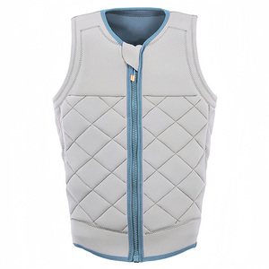 Gilet de protection en néoprène pour adulte, léger, avec fermeture éclair intégrale, en mousse PVC, pour sports nautiques, surf, PWC, <span class=keywords><strong>jet</strong></span> <span class=keywords><strong>ski</strong></span> - Product Image 1