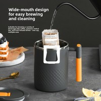 Ensemble cadeau de tasse à café et bouteille d'eau isothermes en acier inoxydable 304, réutilisables, 450 ml/15 oz, sans BPA, pour le bureau, la maison et les voyages