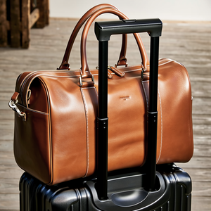 제조사 맞춤형 비건 가죽 빈티지 캐리 온 더플 백 여행 사업 하룻밤 토트 더플 백 토트 핸드백 - Product Image 5