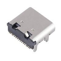 Herstellerdirektversorgung C-Typ USB Typ-C Buchse 16-Pin Kupferanschluss 3A Nennstrom PCB-Ladeanschluss