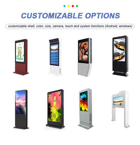 Pantalla táctil <span class=keywords><strong>LCD</strong></span> de señalización digital para exteriores 55 75 86 pulgadas tótem publicitario impermeable para centros comerciales soporte de suelo - Product Image 5