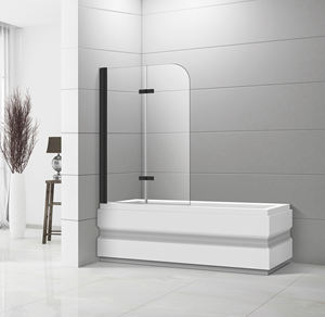 Cabina de ducha plegable <span class=keywords><strong>pequeña</strong></span>, pantalla de ducha de <span class=keywords><strong>bañera</strong></span> de vidrio de 6mm, gran oferta - Product Image 2