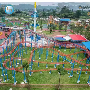 Parc d'attractions Roller Coasters Cheap Thrill Equipment Backyard Roller Coaster Rides avec 16 sièges à vendre - Product Image 6