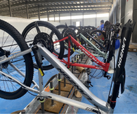 Vélo de montagne en acier à haute teneur en carbone de 26 pouces, bicyclette, bicicleta, système de frein à disque double, avec 21 vitesses, VTT pour le cyclisme