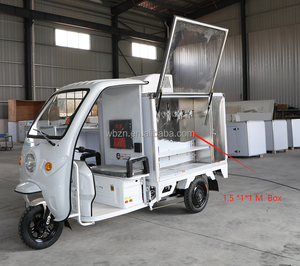 Triciclo de cerveza artesanal Refrigerado y mantenimiento fresco Cerveza recién elaborada Triciclo eléctrico Camión de cerveza móvil - Product Image 6